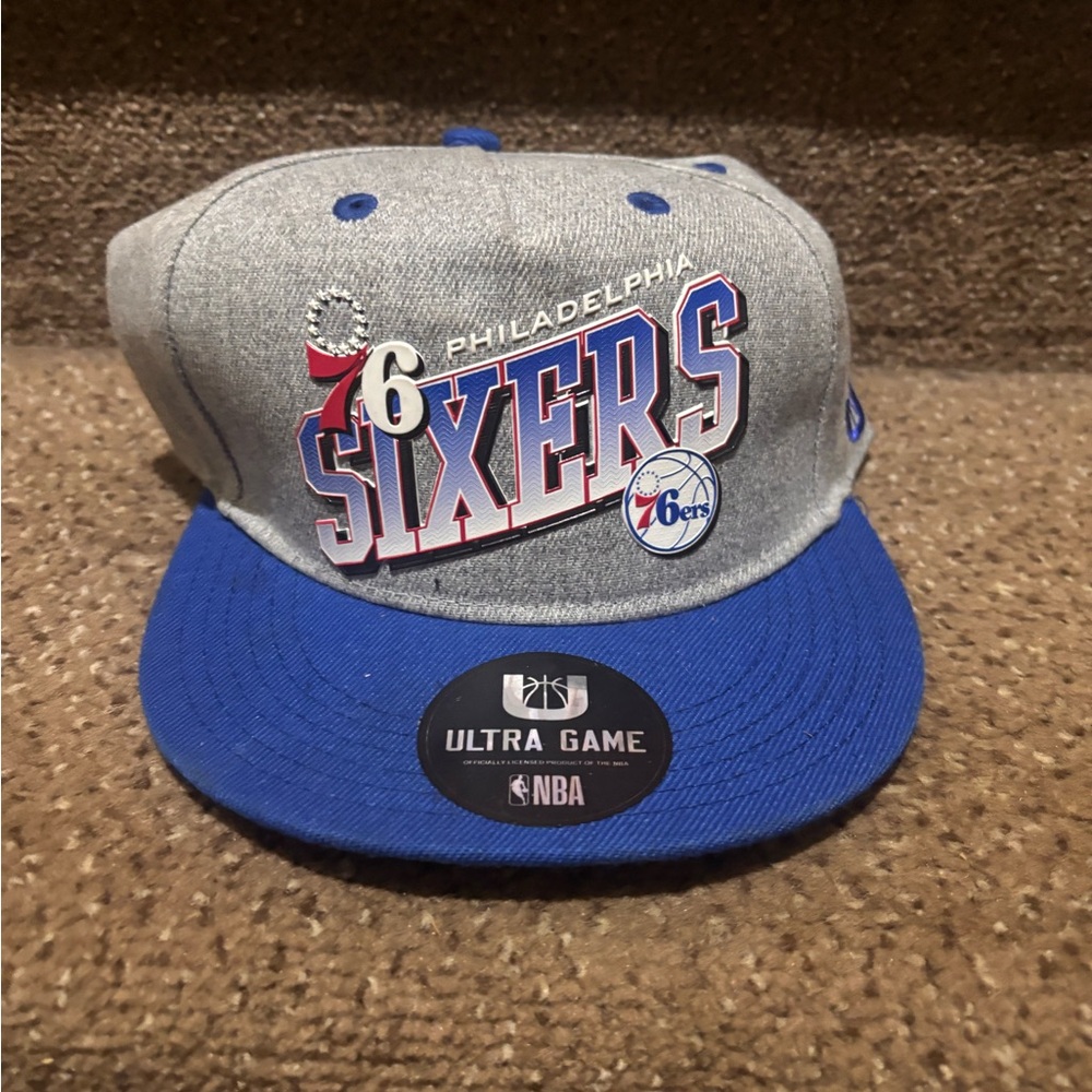 Ultra Game snapback sixers Hat
